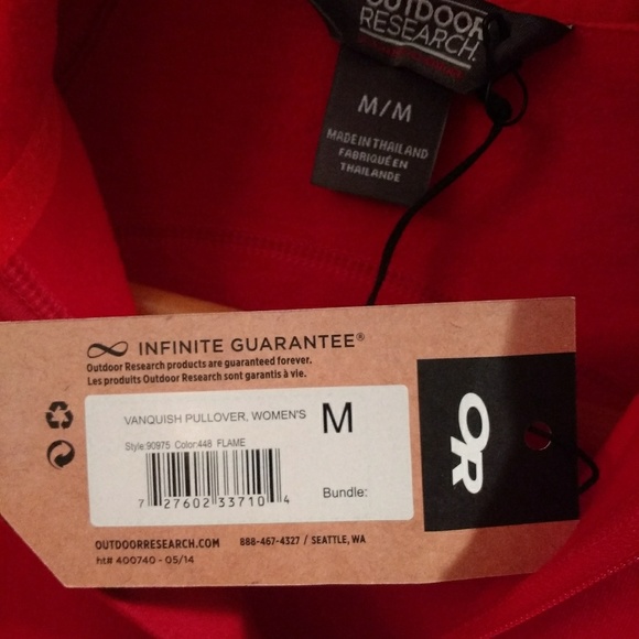 NWT Outdoor Research Vanquish fleece - Picture 4 of 6